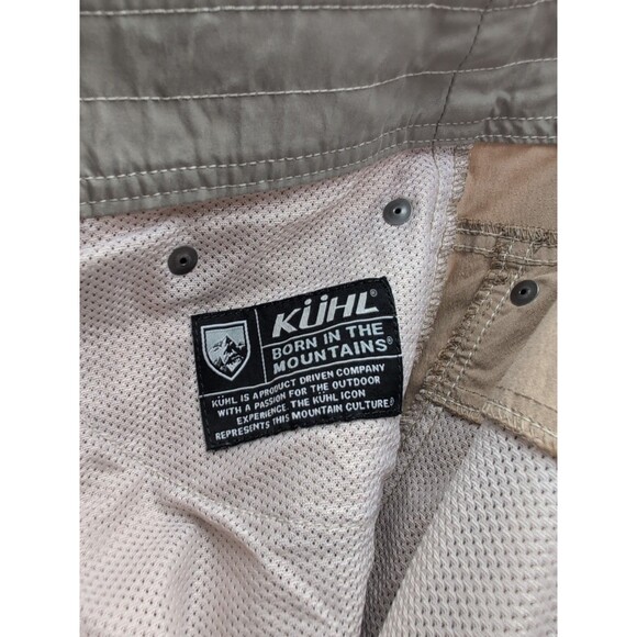 Kuhl Renegade Cargo Hiking Pants 36x32 Lightweight Beige Stretchy Breathable - Picture 10 of 16